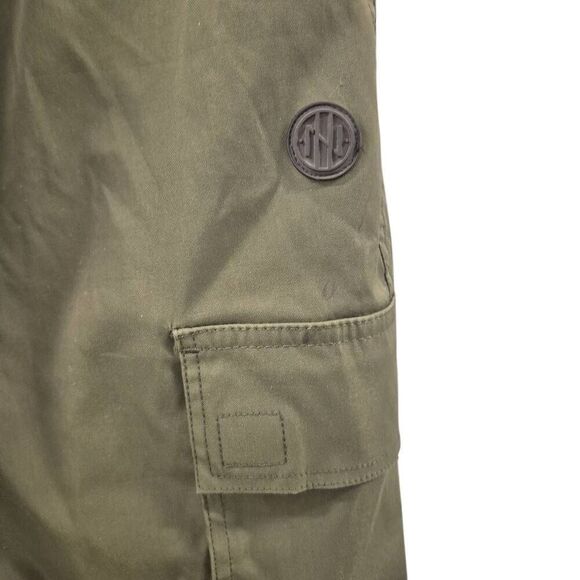 Ninth Hall Men's Olive Green Polyester Cargo Pants - Picture 7 of 15